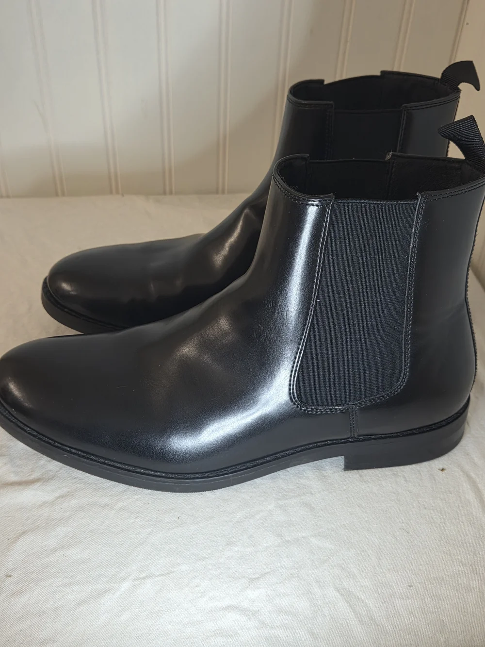 Alfani Luka Black Leather Chukka Boots